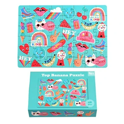 Image of 48 Pieces Top Banana Mini Matchbox Puzzle