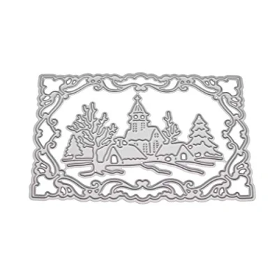 Image of Christmas Winter Metal Cutting Dies Stencil Scrapbooking Album Stamp Paper C