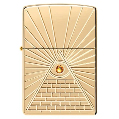 Image of Zippo Lighter, HP Brass Armor, One Size