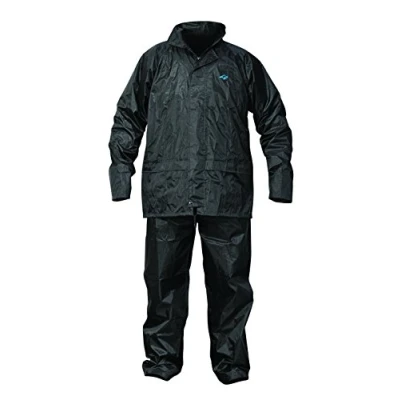 Image of OX Tools Unisex Black, Rain Suit Black Size X Large, XL UK