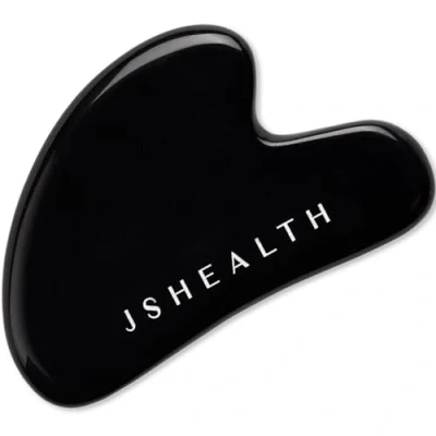 Image of JSHealth Gua Sha Facial Tools Face Massager Skin Care Set Jade Stone Massager, Black