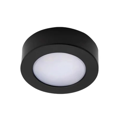 Image of LED Under Kitchen Cabinet CCT Matt Black 2.5W 103030 Hera of Saxby