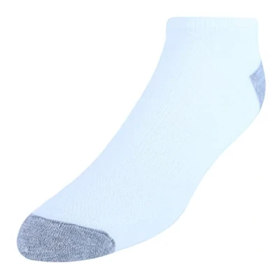 Image of Hanes Men&#039;s FreshIQ X Temp Low Cut Socks (12 pack), White
