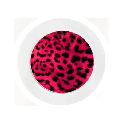 Image of Pink Leopard Print Car Tax Disc Holder Reuseable