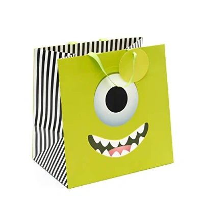 Image of UK Greetings Large Gift Bag Birthday Kids Disney Monsters Inc Design
