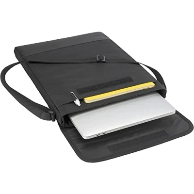 Image of Belkin Laptop Sleeve Case Compatible with 14 inch to 15 Laptop, Tablet, ChromeBook, Also MacBook Pro 16, 15, for Device Protection Carrying Shoulder Strap