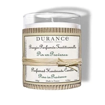 Image of Durance Orange Blossom Perfumed Handmade Candle 180g Luxury Scented with Glass Jar 40hrs Long Burning Home Fragrance Aromatherapy