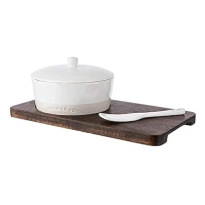 Image of Artisan Street White Cheese Baker Set