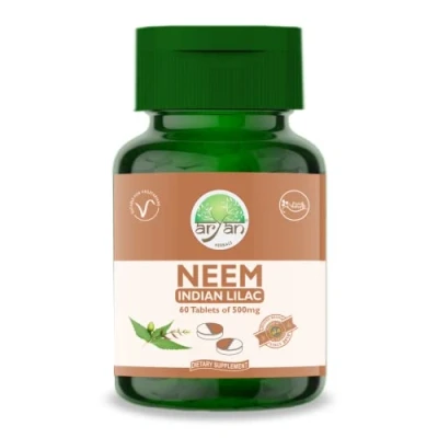 Image of Aryan Herbals Neem (Indian Lilac) 60 Tablets of 500 MG