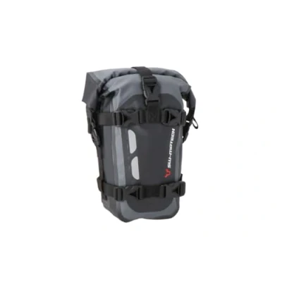 Image of SW Motech Drybag 80 Motorcycle Tail Bag Grey Pack Luggage