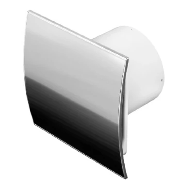 Image of Armar Trading LTD Bathroom Fan Diameter 100 mm Stainless Steel WEI and Humidity Sensor/Hygrostat with Timer/Slow Control Ceiling Front Wall Built in Kitchen