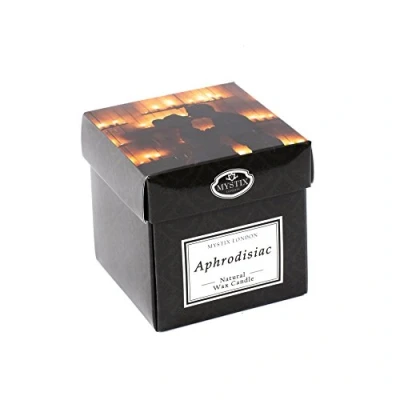 Image of Mystix London Aphrodisiac Scented Candle Small 8cl Best Aroma for Home, Kitchen, Living Room and Bathroom Perfect as a Gift Reusable Glass Jar