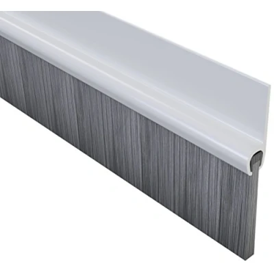 Image of STORMGUARD 02SR6641000W 1 m Self Adhesive BDS Bottom of The Door Brush Seal White 1M