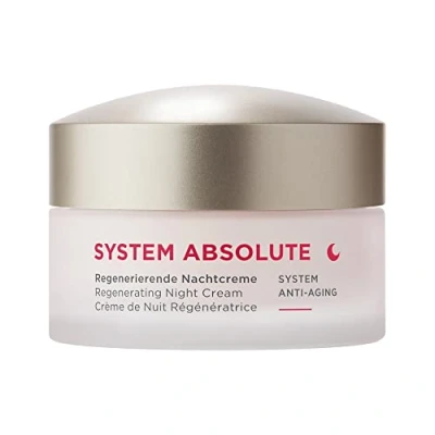 Image of ANNEMARIE BÖRLIND SYSTEM ABSOLUTE ANTI AGING Regenerating Night Cream light (50ml) Activates Collagen and Elastin Production &amp; Nourishes the Skin Overnight
