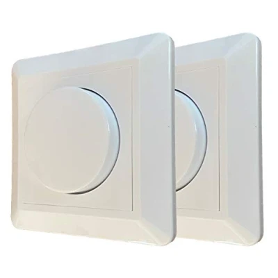 Image of Set of greenandco® gc 200MCM digital Master Dimmer Switch 1 200W + 200MCS additional Dimming Control Unit, white