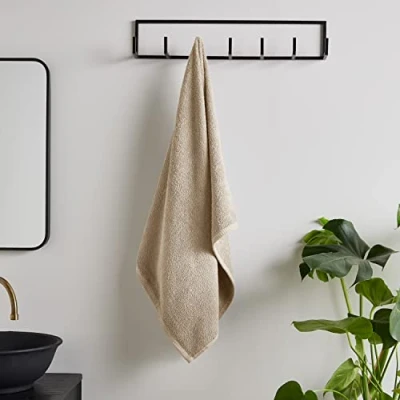 Image of Catherine Lansfield Quick Dry Cotton Hand Towel Natural