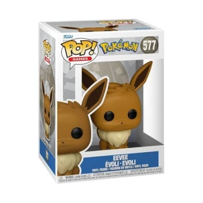Image of Funko POP! Games: Pokemon Eevee Collectable Vinyl Figure Gift Idea Official Merchandise Toys for Kids &amp; Adults Video Games Fans Model Collectors and Display