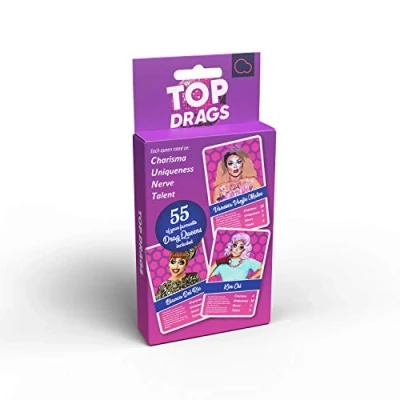 Image of Top Drags Game Drag Queen Trumps Comedy Card Suitable For Family Teenagers and Adults…