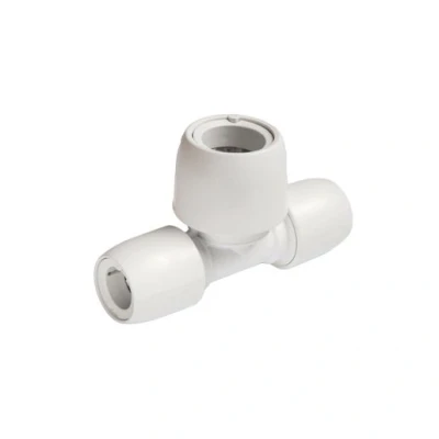 Image of Hep2O Double End Reduced Tee 22x22x28mm White HD18/28W