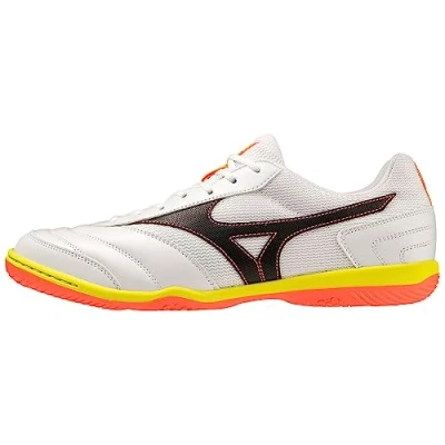 Image of Mizuno MORELIA SALA CLUB IN White/Black Women/Men Size 10