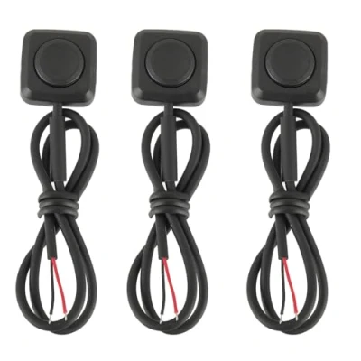 Image of EPLZON 3 PCS 12V/24V Mini Push Button Switch Surface Mount for Industrial Control, Electronic Experiments