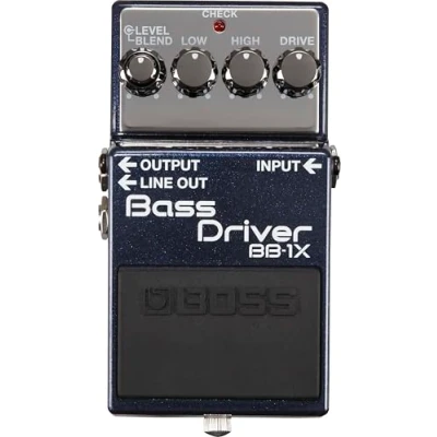 Image of BOSS Bb 1X Bass Driver Pedal, Blue
