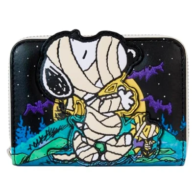 Image of Loungefly Peanuts Snoopy Mummy Zip Around Wallet