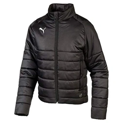 Image of Puma Kids Liga Casuals Padded Track Jacket Black, Size 128