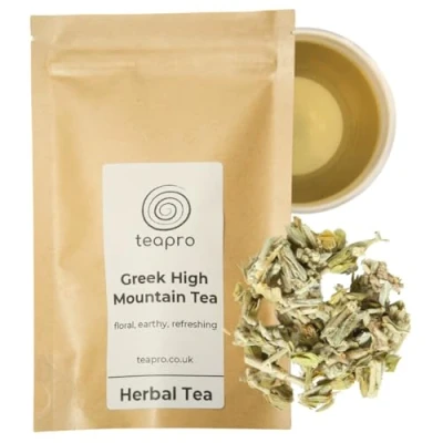 Image of Teapro Greek High Mountain Tea 50g Loose Leaf Shepherds Sideritis Scardica Caffeine Free Herbal