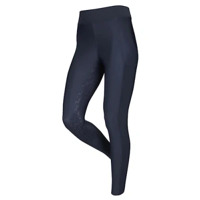 Image of LeMieux Summer Pull On Jodhpurs for Women Equestrian Riding Tights Full Seat Ladies Horseback Gear (Navy/UK 6)