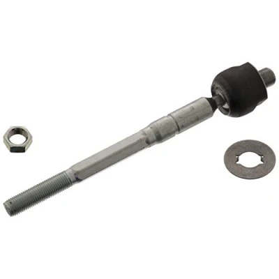 Image of 53010SHJA01, 53010SHJA02 Inner Tie Rod FEBI BILSTEIN 101902 Front Axle Left, Right 225mm BMTS Turbo NEW with locking plate, lock nut