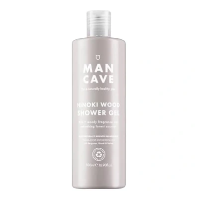 Image of ManCave Hinoki Wood Shower Gel for Men, Warm Woody Aroma with Cypress, Bergamot and Vetiver, Sulphate Paraben Free, Natural, Vegan, Cruelty 500 ml