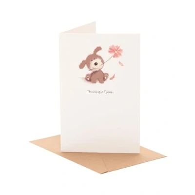 Image of ‎UK Greetings Thinking of You Card Sympathy Condolences Cute Woof Design