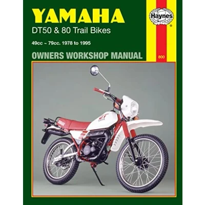 Image of Yamaha DT50 &amp; 80 Trail Bikes (78 95) Haynes Repair Manual