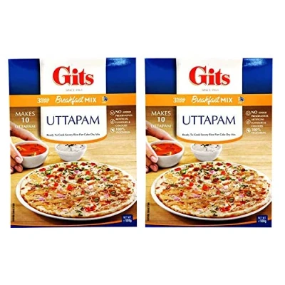 Image of GITS Uttapam Mix 500G Instant Breakfast Indian South Ready Pack Origin (Pack of 2)