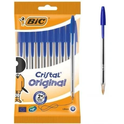 Image of BIC Cristal Original Ballpoint Pens 1 x 10 (Blue)