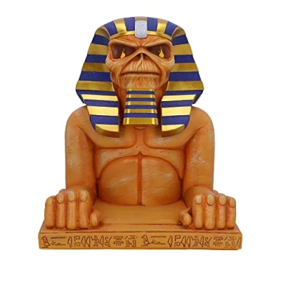 Image of Nemesis Now Officially Licensed Iron Maiden Powerslave Bust Box, Orange, 28cm
