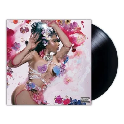 Image of Kali Uchis Orquideas Coke Bottle Clear vinyl Sealed 2024 UK LP 00602458684162
