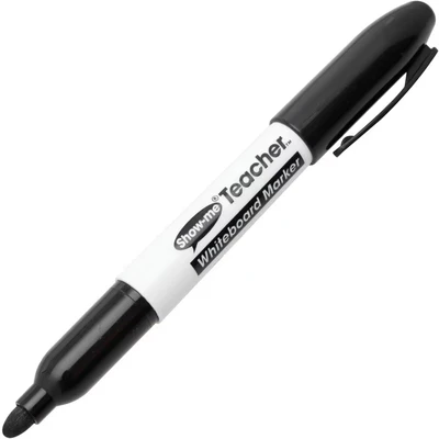 Image of Show Me Teacher Whiteboard Marker 10 Pieces, Black