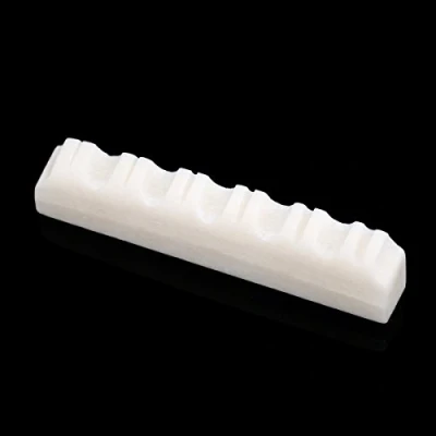 Image of Musiclily Slotted Bone Acoustic Guitar Nut,43x6x9mm (2 Pieces)