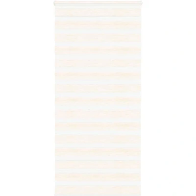 Image of vidaXL Zebra Blind Marble Beige 115x200 cm Fabric Width 110.9 Polyester