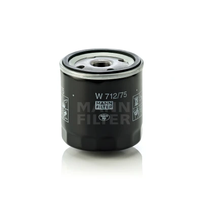 Image of A124E6196S Oil Filter MANN W 712/75 M18x1.5 Spin on VAUXHALL: Zafira Mk1, Astra Mk5, Mk2, OPEL: G CC