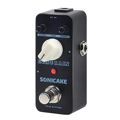 Image of SONICAKE Delay Pedal Analog Style Guitar Hybrid Digital Echo Rain Effects True Bypass