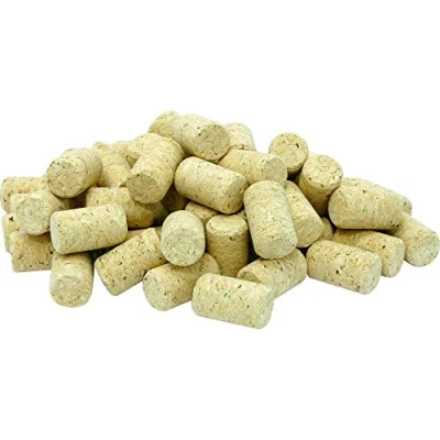 Image of Browin 650210 Bottle, Compressed Cork, Natural, Roll Shaped 2.4 x 3.8 cm, Pack of 100