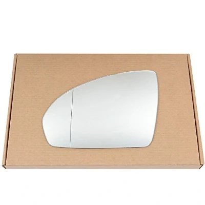 Image of Less4spares Wing Mirror Glass Left Compatible with Smart Fortwo 2007 2014 STICK ON Passenger Near Side Blind Spot