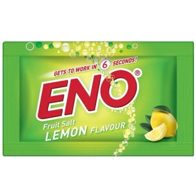 Image of Eno Fruit Salt Lemon Herbs Flavor Relief From Acidity Problem 60pcsx5g Sachets by