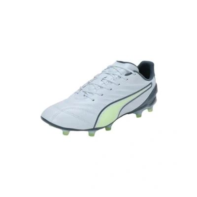 Image of Puma KING PRO FG/AG Moulded stud football boots, Men&#039;s, Size: 12, Frosted dew/fizzy apple/gray skies Synthetics