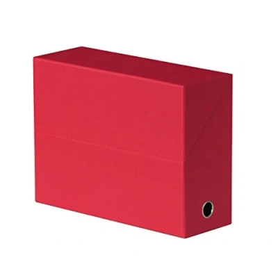 Image of Fast 100725566 Transfer Box File, Spine 9cm 34X25,5 red