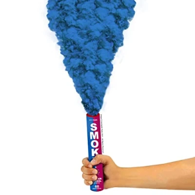 Image of Inevitable Party Gender Reveal Handheld Smoke Grenades (Blue)
