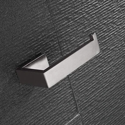 Image of Celbon SUS304 Stainless Steel Bathroom Toilet Roll Holder Brush Finish Wall Mounted Paper Rack for